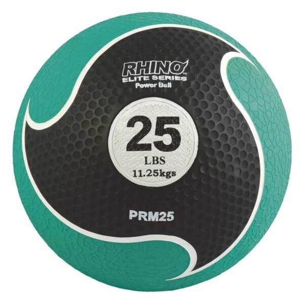 Champion Sports Rhino Elite Medicine Ball, 25 lb, Green (PRM25)