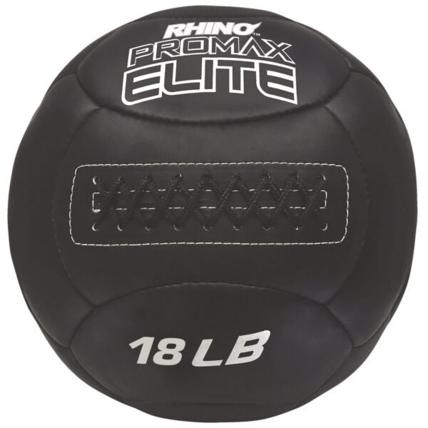 Champion Sports Rhino Promax Elite Medicine Ball, 18 lb, Black (PRX18)