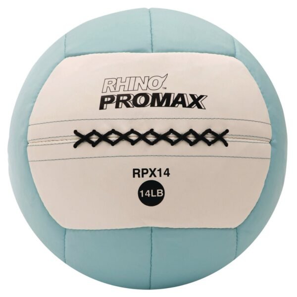 Champion Sports Rhino Promax Medicine Ball, 14 lb, Light Blue (RPX14)