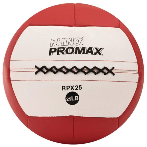 Champion Sports Rhino Promax Medicine Ball, 25 lb, Red (RPX25)