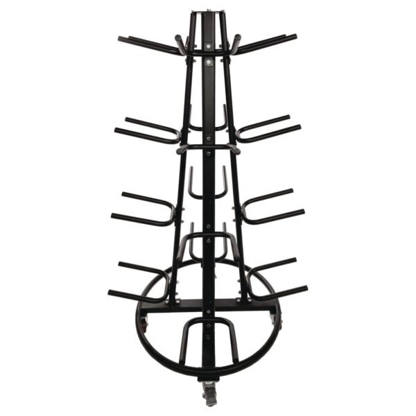 Champion Sports Round Medicine Ball Tree, 31" x 31" x 66.5", Black (RTM1)