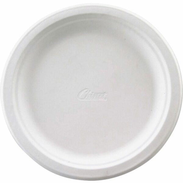 Chinet 8-3/4" Premium Tableware Plates 8.8" Diameter - White - 125 / Pack (21237)