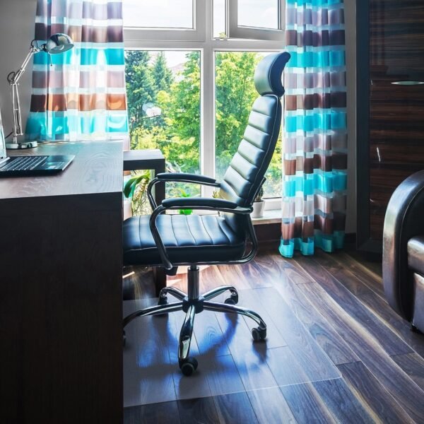 Cleartex Ultimat Ultimat® Polycarbonate Rectangular Chair Mat for Hard Floor - 48" x 79" Hard Floor, Floor, Carpeted Floor, Home - 79" Length x 48" Width x 0.075" Depth x 0.075"...