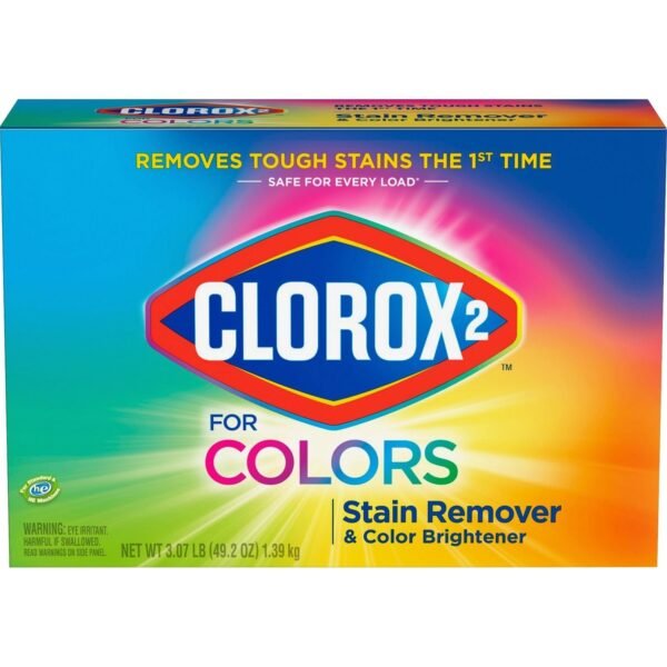 Clorox 2 for Colors Stain Remover and Color Brightener Powder 49.20 oz (3.07 lb) - Multi - 1 Each (03098)