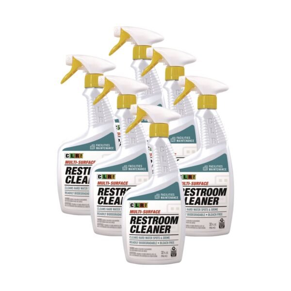CLR PRO Restroom Cleaner, 32 oz Pump Spray, 6/Carton (FMRC326PRO)