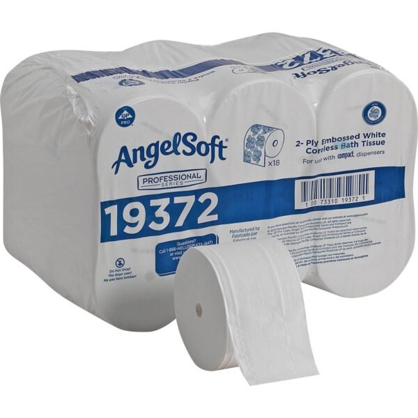 Compact® Coreless Standard Toilet Paper, 2-Ply, 1125 Sheets, 18 Rolls (19372)