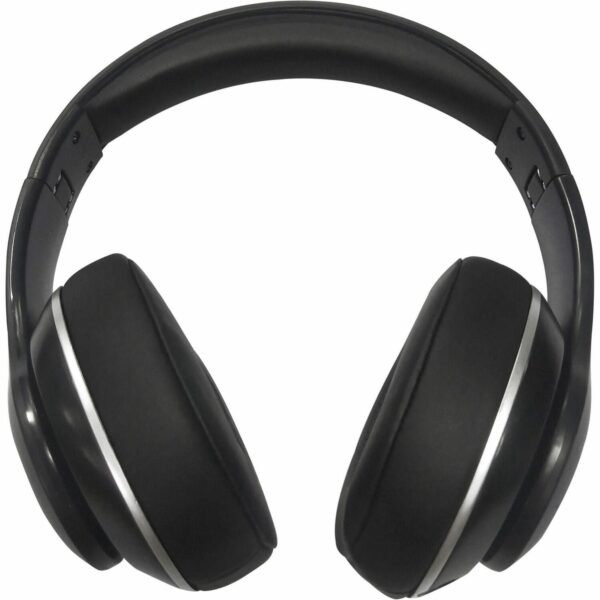 Compucessory Foldable Wireless Headset with Mic Stereo - Wireless - Binaural - Black (15166)