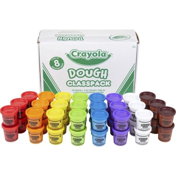 Crayola 8-Color Dough Classpack Modeling, Fun and Learning - Recommended For 2 Year - Assorted - 48 / Box (570174)