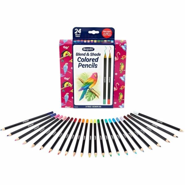 Crayola Blend & Shade Colored Pencils Multi Lead - 24 / Pack (682126)
