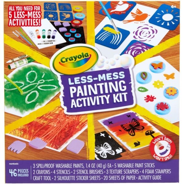 Crayola Less Mess Paint Set Paint, Art - 1 Kit (046941)