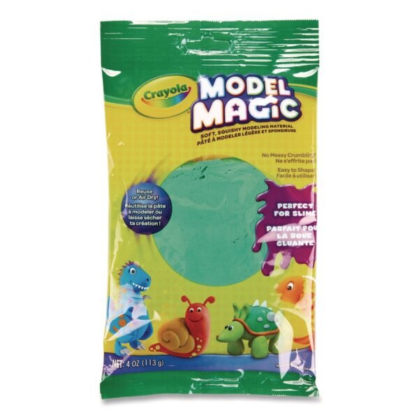 Crayola Model Magic Modeling Compound, Green, 4 oz Pack (574444)