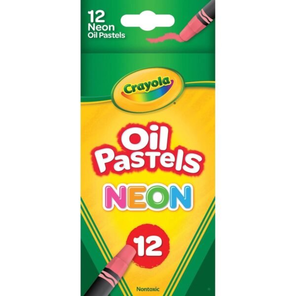 Crayola Oil Pastels Neon - 12 / Set (524613)