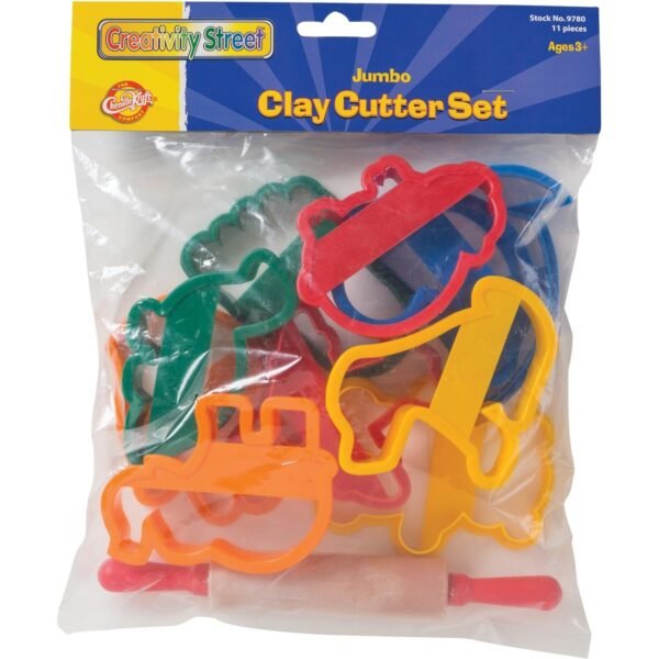 Creativity Street Clay Cutter Set Clay Craft - 11 Piece(s) - 11 / Set (9780)
