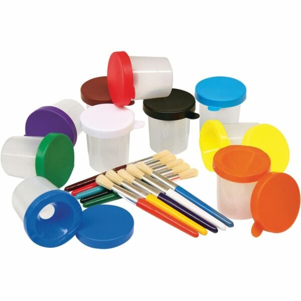 Creativity Street Color-coordinated Painting Set Art, Painting - Assorted - Plastic - 20 / Set (5104)