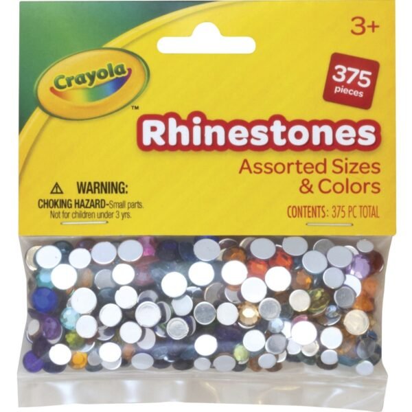 Creativity Street Creativity Street Rhinestones Assortment Multicolor - Plastic - 375 / Bag (P3572CRA)