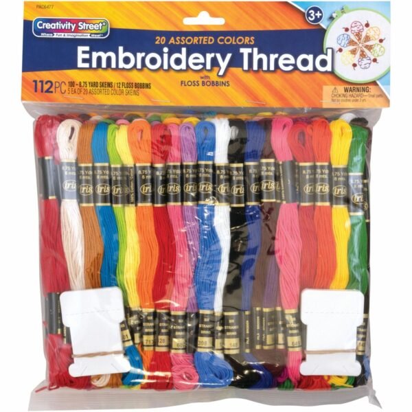 Creativity Street Embroidery Thread Pack Assorted (6477)