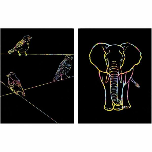 Creativity Street Now You See It! Etch Rainbow Board Classroom Activities - Recommended For 5 Year - 11" Height x 8.50" Width x 14" Length - Assorted - 30 / Pack (4627)