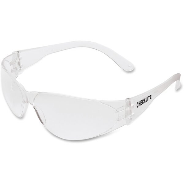 Crews Checklite Duramass Glasses Ultraviolet Protection - Clear Lens - Scratch Resistant, Flexible - 1 Each (CRWCL110)