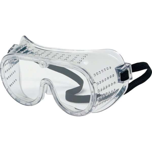Crews Economy Safety Goggles Flying Particle, Impact, Debris, Ultraviolet Protection - Polyvinyl Chloride (PVC) - Clear - 1 Each (2220)