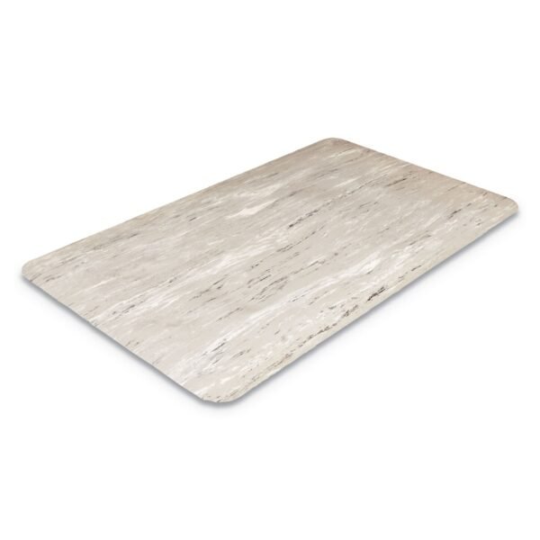 Crown Mats Cushion-Step Marbleized Rubber Mat, 36 x 72, Gray (CU3672GY)
