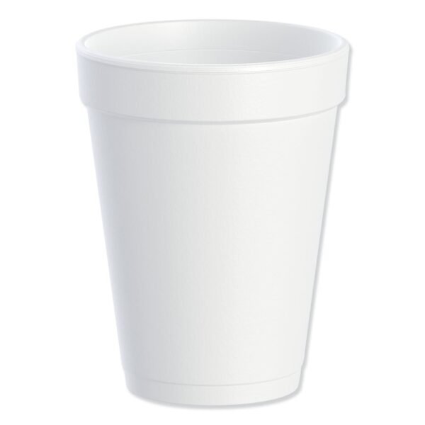 Dart Foam Drink Cups, 14 oz, White, 1,000/Carton (14J16)