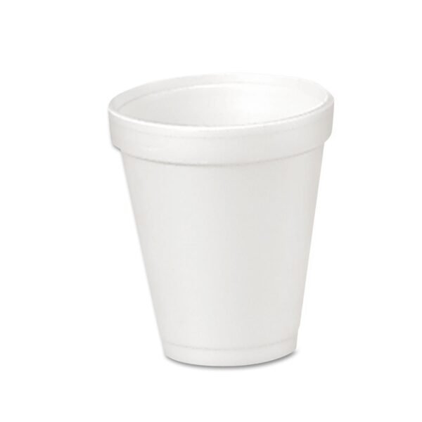 Dart Foam Drink Cups, 4 oz, 50/Bag, 20 Bags/Carton (4J4)