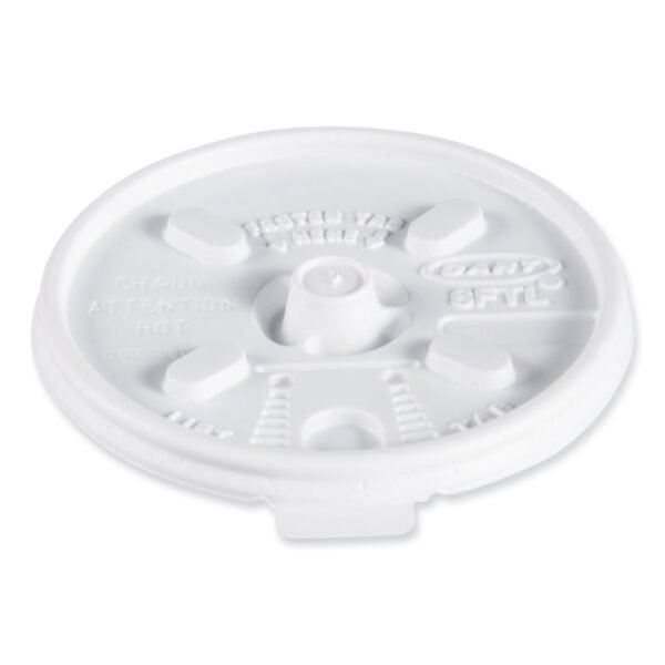 Dart Lift n' Lock Plastic Hot Cup Lids, Fits 8 oz Cups, White, 1,000/Carton (8FTL)