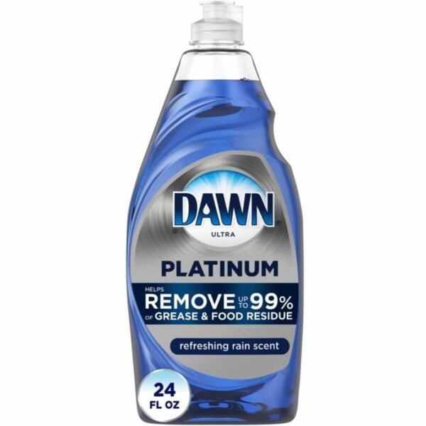 Dawn Platinum Dishwashing Soap 24 fl oz (0.8 quart) - Blue - 10 / Carton (74067CT)