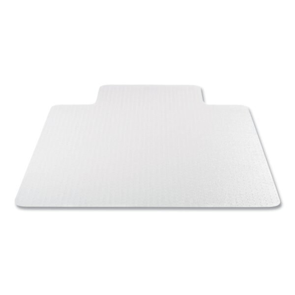 Deflecto Antimicrobial Chair Mat, Medium Pile Carpet, 53 x 45, Lipped, Clear (CM14232AM)