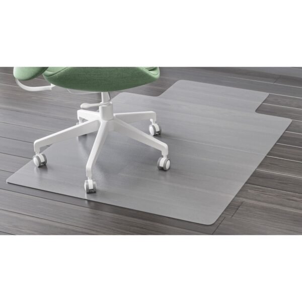 Deflecto EconoMat PLUS with Micropel Antimicrobial for Hard Floors Hard Floor, Hardwood Floor, Tile Floor, Laminate Floor, Linoleum Floor, Concrete - 48" Length x 36" Width x...