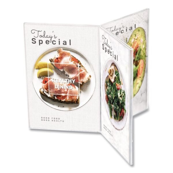 Deflecto Tabletop Brochure Holder, 4 x 6 Insert, Clear (PX04746)