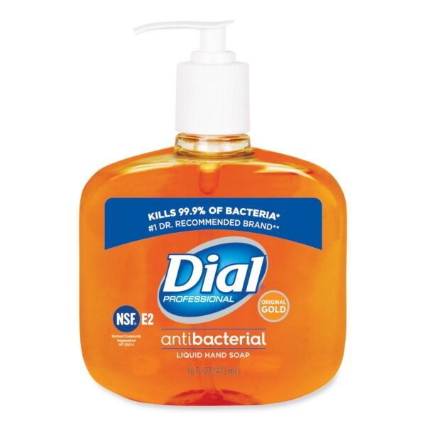 Dial Gold Antibacterial Liquid Hand Soap, Floral Scent, 16 oz (80790EA)