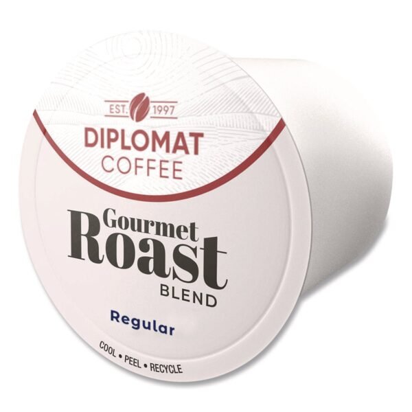 Diplomat Coffee Gourmet DC-Cup, 10 g, 96/Carton (CDCCUPGR9610)
