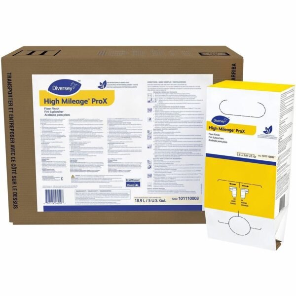 Diversey High Mileage ProX For Hard Floor, Polished Surface, Glazed Surface, Ceramic Tile Floor - Ready-To-Use - Liquid - 640 fl oz (20 quart) - 8.2 pH - Solvent Scent - Low...