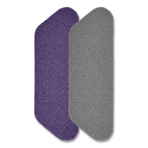 Diversey Twister Floor Pad, Crystal Shield, 17" Diameter, Gray, 2/Carton (D5934363)