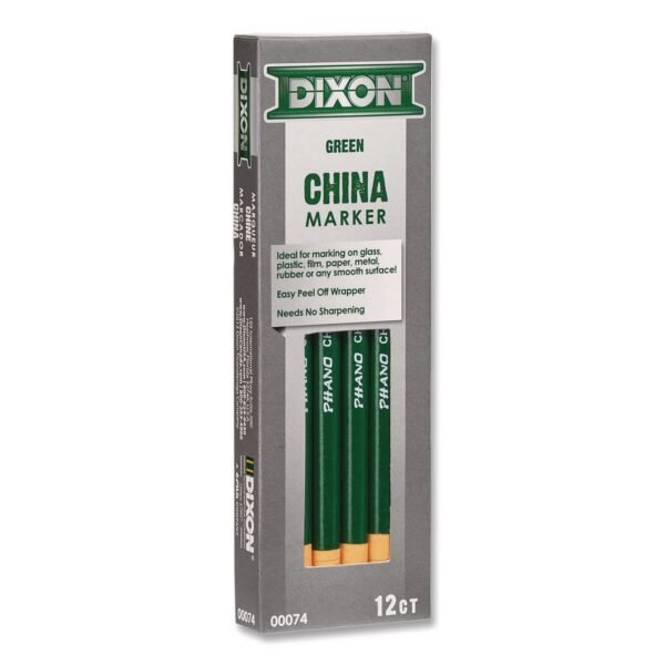 Dixon China Marker, Green, Dozen (000740002)