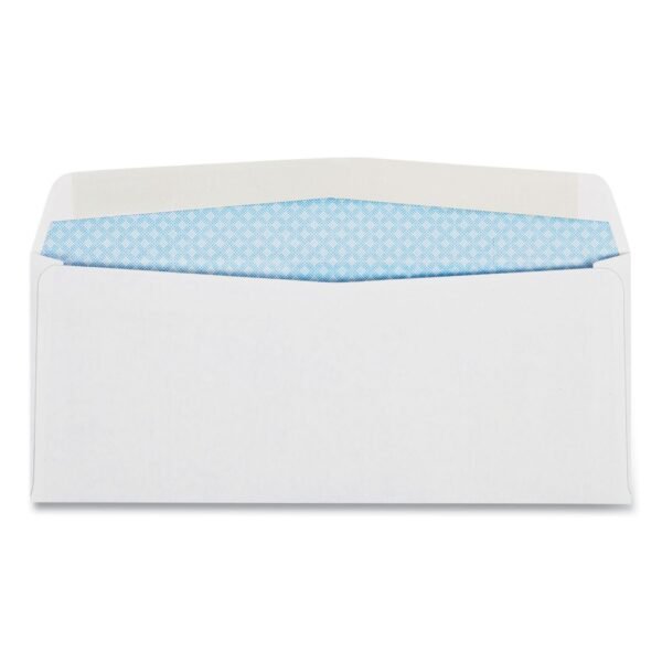 Double Window Security-tinted Check Envelope, #8 5/8, Commercial Flap, Gummed Closure, 3.63 X 8.63, White, 550/box