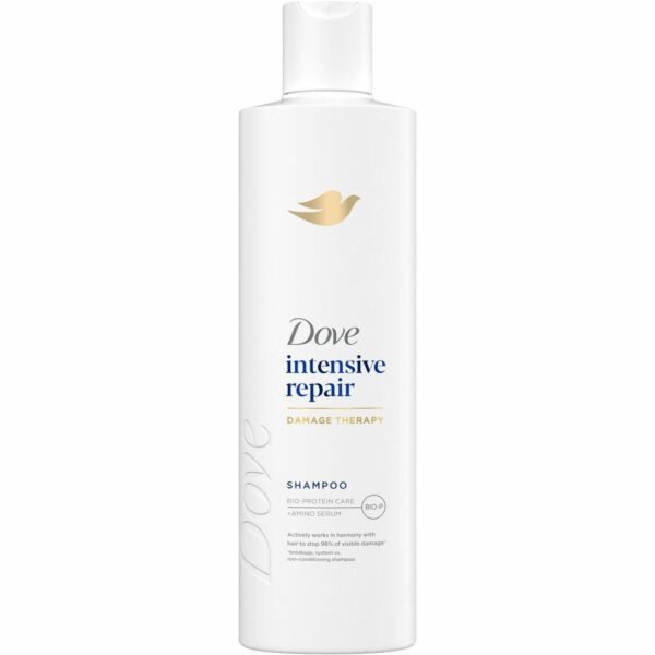 Dove Intensive Repair Hair Shampoo For Curly Hair - 12 fl oz (354.9 mL) - Bottle Dispenser - Hair - White - 1 Each (08053)