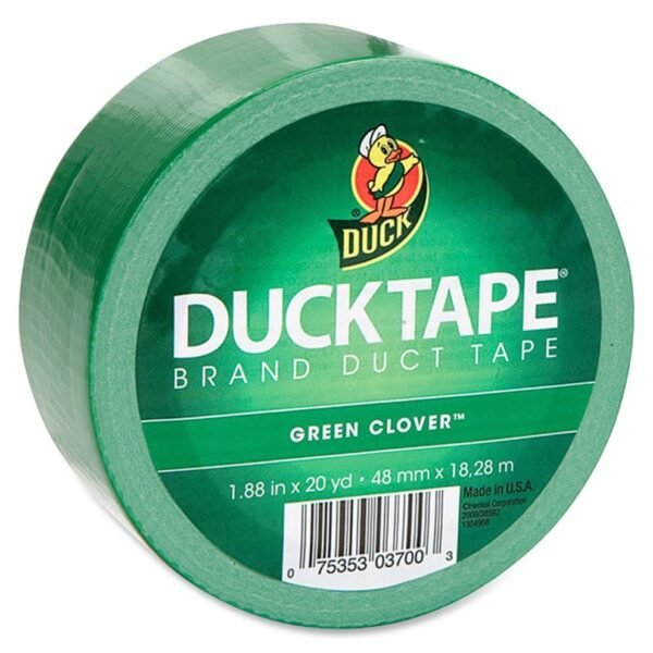 Duck Brand Brand Color Duct Tape 20 yd Length x 1.88" Width - Green - For Repairing, Color Coding, Packing, Crafting - 1 Roll (1304968RL)