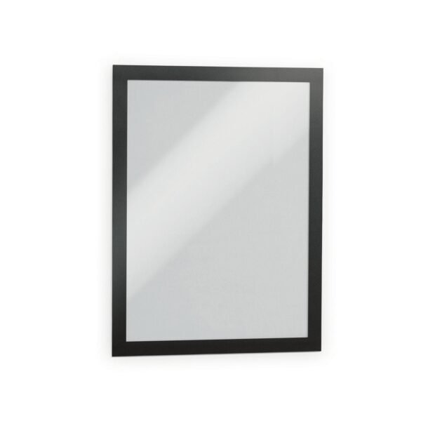 Durable DURAFRAME MAGNETIC Sign Holder Frame, 13.39 x 17.87, Black Frame, 2/Pack (464701)