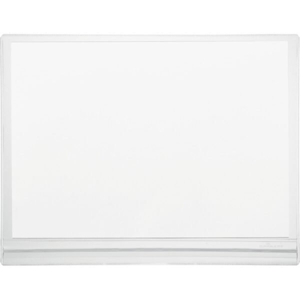 DURABLE Water-Resistant Document Pockets 8.50" Holding Width x 11" Holding Height - Water Resistant, Self-adhesive - Transparent - 5 / Pack (501619)