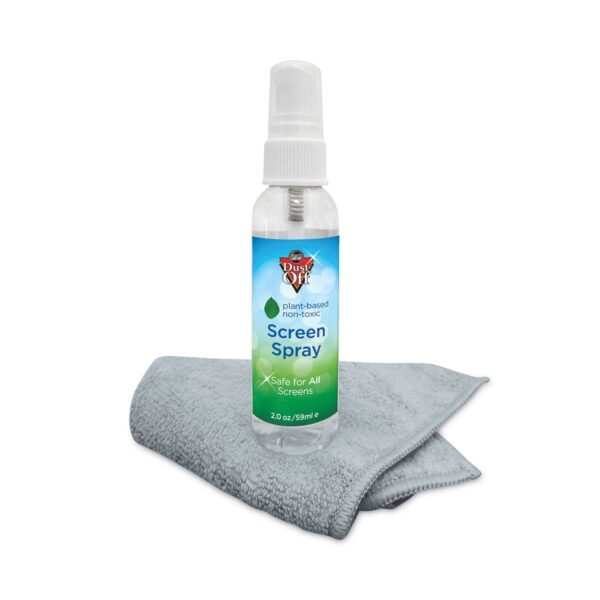 Dust-Off Laptop Computer Cleaning Kit, 50 mL Spray/Microfiber Cloth (DPTC)