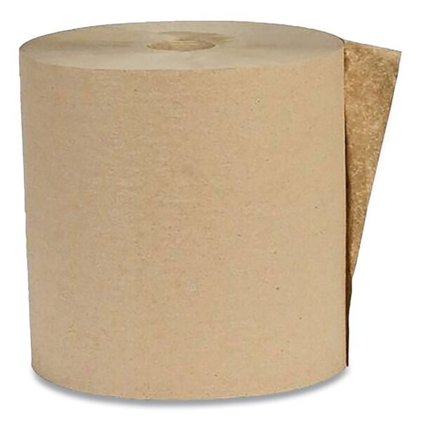 Eco Green® Hardwound Paper Towels, Brown, 800-ft., 6 Rolls (EK80186)