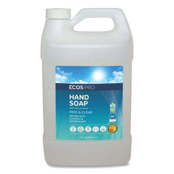 ECOS PRO Liquid Hand Soap, Free and Clean Scent, 1 gal (PL966304)