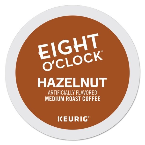 Eight O'Clock Hazelnut Coffee K-Cups, 24/Box (6406)