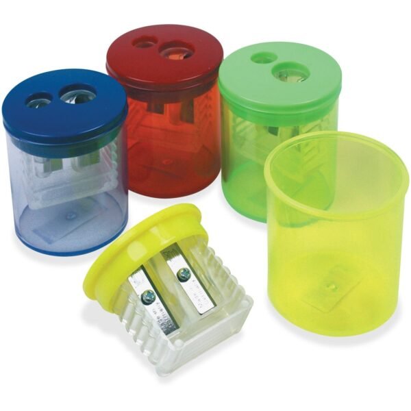 Eisen Two-hole Sharpener 2 Hole(s) - 2.5" Height x 1.3" Width - Assorted - 12 / Box (ESN51312)