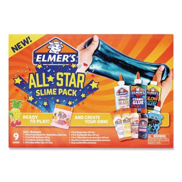 Elmer's All-Star Slime Kit, Assorted Colors (2119929)