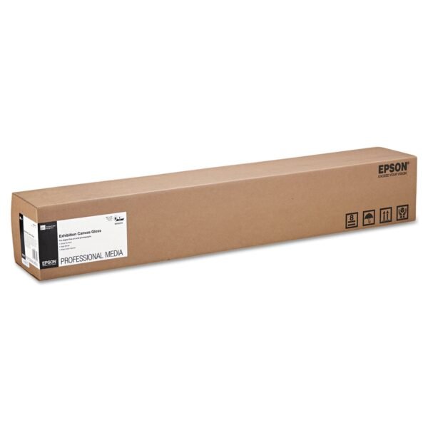 Epson Exhibition Canvas, 22 mil, 36" x 40 ft, Glossy White (S045244)