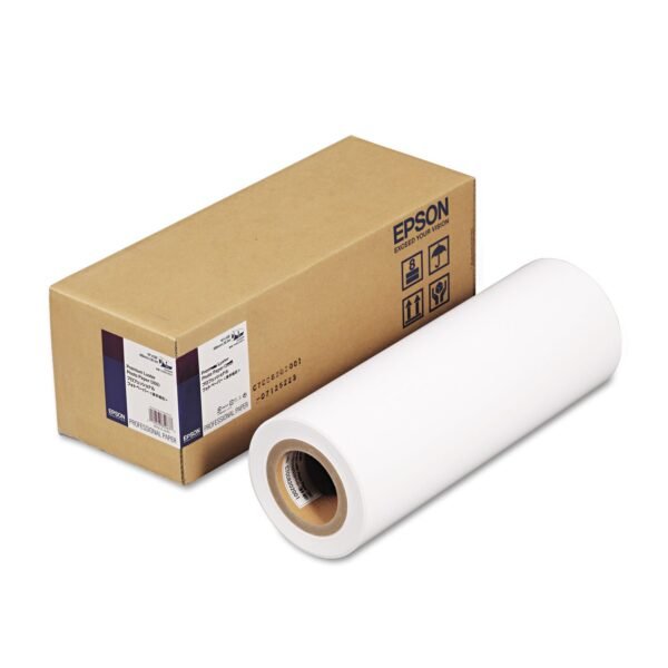 Epson Premium Luster Photo Paper, 3" Core, 10 mil, 16" x 100 ft, Premium Luster White (S042079)