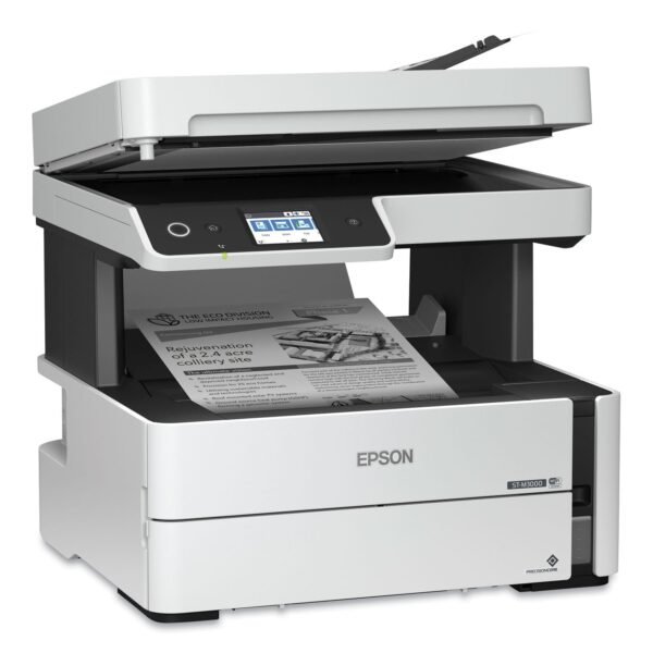 Epson WorkForce ST-M3000 EcoTank Mono Inkjet Printer (C11CG93201) | OfficeCrave.com